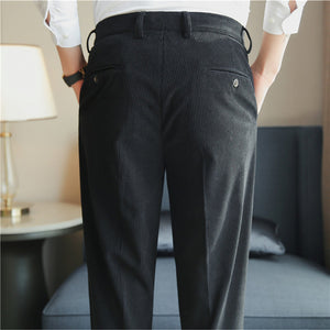 Corduroy Casual Business Straight Pants