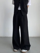 Load image into Gallery viewer, Men&#39;s Black Vest Suit Trousers
