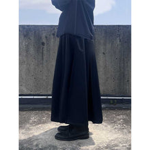 Load image into Gallery viewer, Black Casual Pleated Wide Leg Pants
