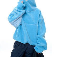 Load image into Gallery viewer, Hooded Warm Lamb Wool Sweatshirt
