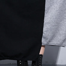 Load image into Gallery viewer, Contrast Color Stitching Bat Sleeve Sweater Dress
