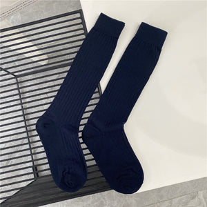 Calf Pile Socks Thin Cotton Socks