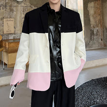 Load image into Gallery viewer, Colorblock Single-breasted Blazer
