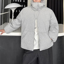 Load image into Gallery viewer, Air Layer Knitted Three-dimensional Cutting Hooded Down Jacket
