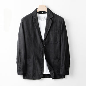 Linen Loose Casual Suit Jacket