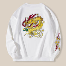 Load image into Gallery viewer, Crew Neck Loose Fit Embroidered Sweatshirt
