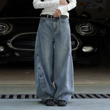 Load image into Gallery viewer, Loose High Waist Wide Leg Arc Jeans
