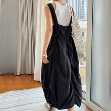 Load image into Gallery viewer, Drawstring Pleated Breathable Work Dress
