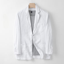 Load image into Gallery viewer, Linen Loose Casual Suit Jacket
