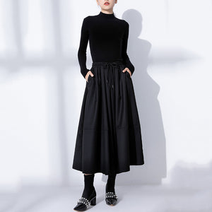 Oversized High Waist Wide Leg Suit Culottes