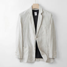 Load image into Gallery viewer, Linen Loose Casual Suit Jacket
