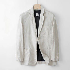 Linen Loose Casual Suit Jacket