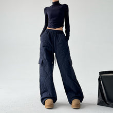 Load image into Gallery viewer, Multi-pocket Workwear Cotton Thickened Wide-leg Pants
