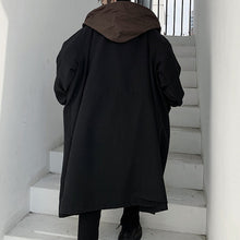 Load image into Gallery viewer, Canvas Hooded Mid-length Trench Coat
