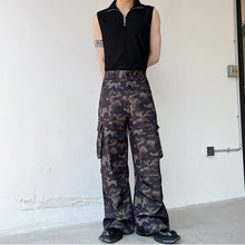 Load image into Gallery viewer, Camouflage Wide Leg Loose Pants
