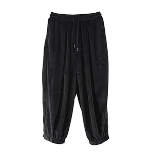 Black Velvet Loose Lounge Pants