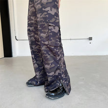 Load image into Gallery viewer, Camouflage Wide Leg Loose Pants
