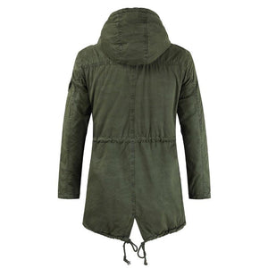 Outdoor Hooded Trench Coat