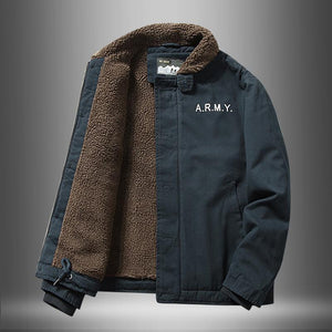 Lamb Wool Aviator Cotton Jacket