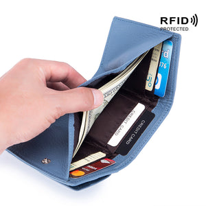 Leather Cards Holder Coin Wallet