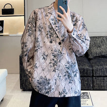 Load image into Gallery viewer, Floral Print Long-sleeve Shirt
