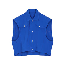 Load image into Gallery viewer, Lapel Casual Cropped Vest
