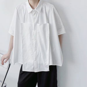 Irregular Loose Short Sleeve Shirt