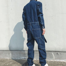 Load image into Gallery viewer, Denim Workwear Straight Jumpsuit
