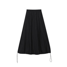 Load image into Gallery viewer, Adjustable Drawstring Large Hem A-line Skirt
