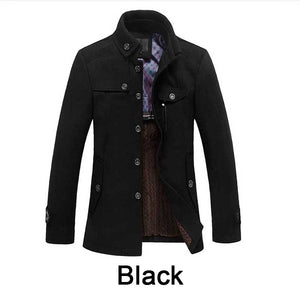 Business Casual Stand Collar Thicken Jacket