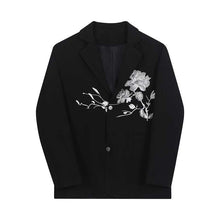 Load image into Gallery viewer, Embroidered Lapel Casual Blazer
