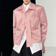 Load image into Gallery viewer, Elegant Satin Collar Detachable Blazer
