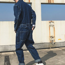 Load image into Gallery viewer, Denim Workwear Straight Jumpsuit
