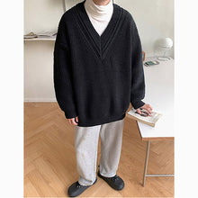 Load image into Gallery viewer, Elegant V-neck Knitted Sweater
