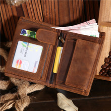 Load image into Gallery viewer, Men&#39;s Leather Retro Wallet
