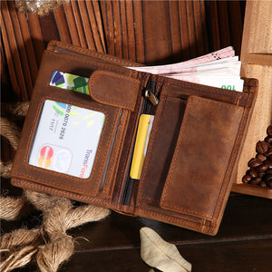 Men's Leather Retro Wallet