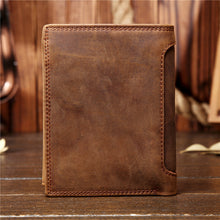 Load image into Gallery viewer, Men&#39;s Leather Retro Wallet
