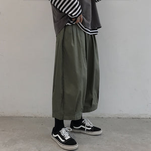 Lantern Loose Eighth Nine Pants