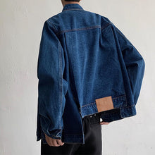 Load image into Gallery viewer, Asymmetric Shoulder Pad Cropped Jacket
