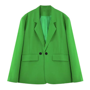 Fluorescent Green Suit Jacket