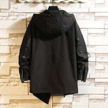 Load image into Gallery viewer, Hooded Irregular Hem Jacket
