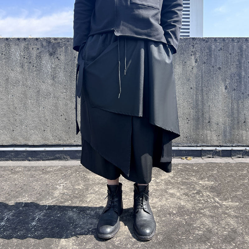 Black Wide-leg Hakama