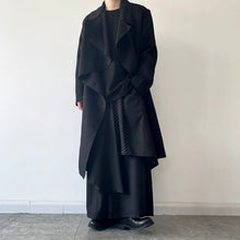 Load image into Gallery viewer, Irregular Lapel Trench Coat
