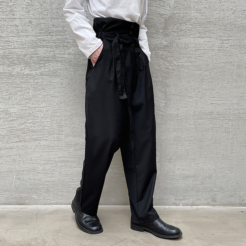 High-waisted Wide Loose Trousers