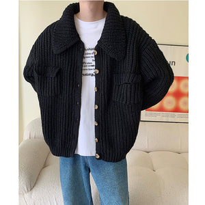 Casual Lapel Sweater Cardigan