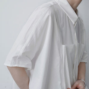 Irregular Loose Short Sleeve Shirt