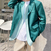 Load image into Gallery viewer, Detachable Fake Two-piece Blazer
