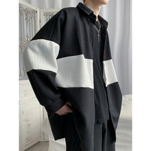 Load image into Gallery viewer, Color Contrast Paneled Knit Jacket
