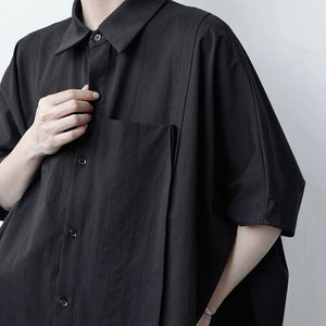 Irregular Loose Short Sleeve Shirt