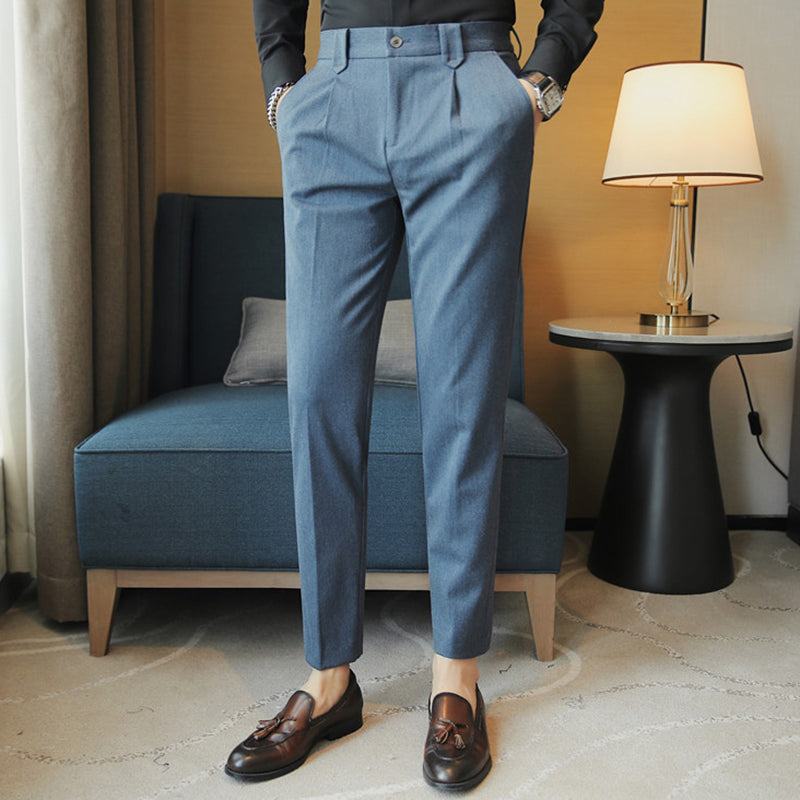 British Casual Slim Suit Pants